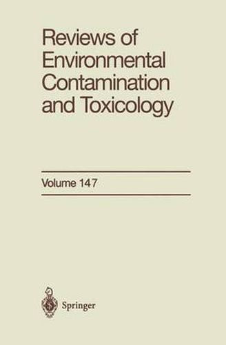 Cover image for Reviews of Environmental Contamination and Toxicology: Continuation of Residue Reviews