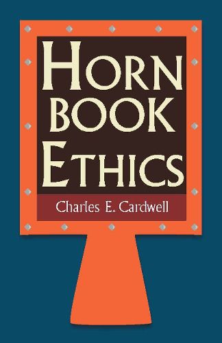 Cover image for Hornbook Ethics