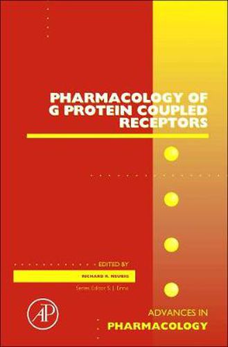 Cover image for Pharmacology of G Protein Coupled Receptors