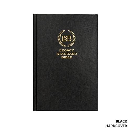 Cover image for Legacy Standard Bible, Single Column Text Only Edition - Black Hardcover