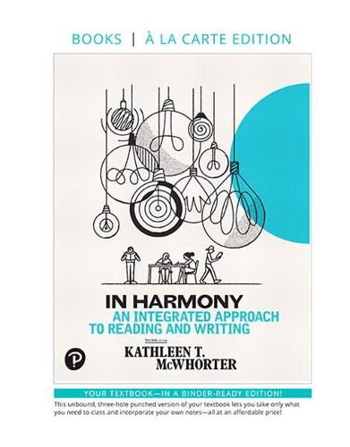 Cover image for In Harmony: Reading and Writing