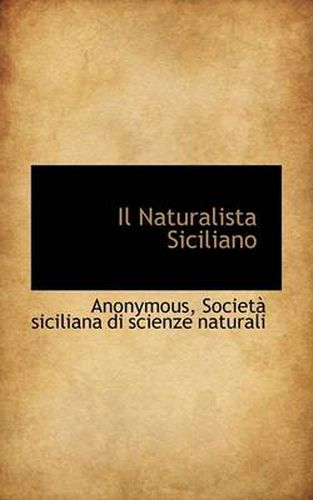 Cover image for Il Naturalista Siciliano