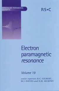 Cover image for Electron Paramagnetic Resonance: Volume 19