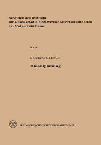 Cover image for Ablaufplanung