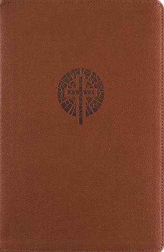 Cover image for NRSVue, Single-Column Reference Bible, Leathersoft, Brown, Comfort Print