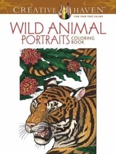 Cover image for Creative Haven Wild Animal Portraits Coloring Book