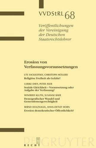 Erosion von Verfassungsvoraussetzungen