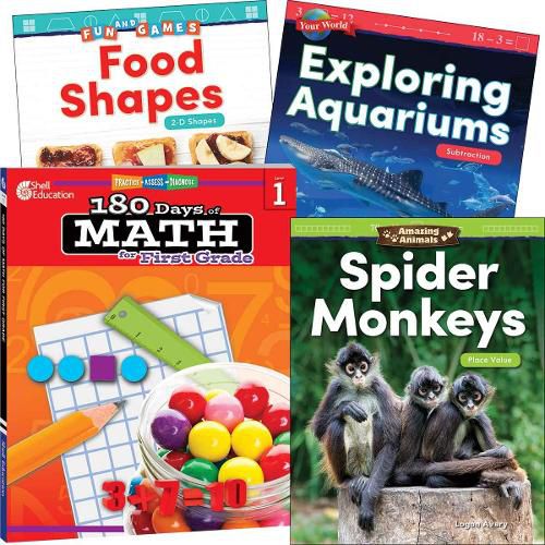 Cover image for Learn-at-Home: Explore Math Bundle Grade 1: 4-Book Set