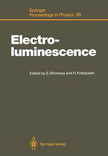 Cover image for Electroluminescence: Proceedings of the Fourth International Workshop Tottori, Japan, October 11-14, 1988