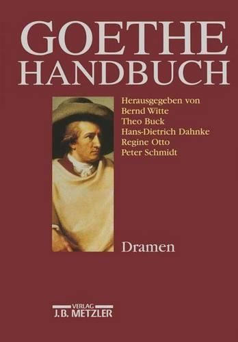 Cover image for Goethe-Handbuch: Band 2: Dramen