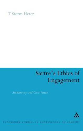 Cover image for Sartre's Ethics of Engagement