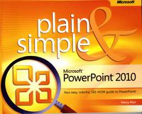 Cover image for Microsoft PowerPoint 2010 Plain & Simple
