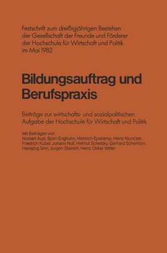 Cover image for Bildungsauftrag und Berufspraxis