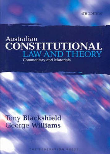 Cover image for Australian Constitutional Law and Theory