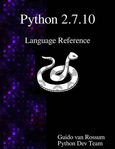 Cover image for Python 2.7.10 Language Reference