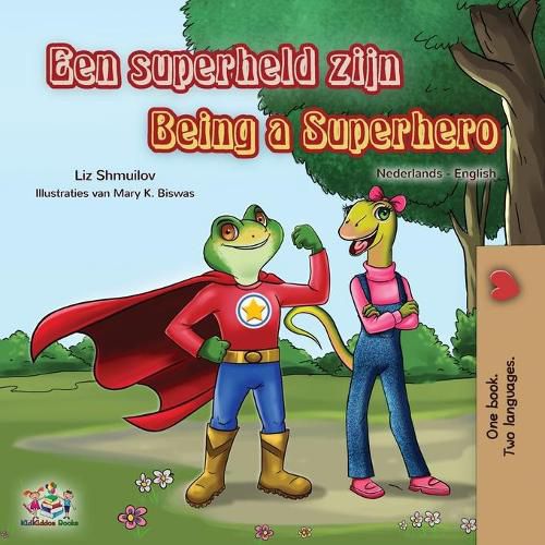 Cover image for Being a Superhero (Dutch English Bilingual Book for Kids)