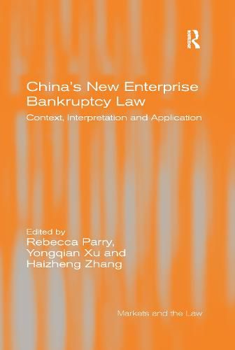 Cover image for China's New Enterprise Bankruptcy Law: Context, Interpretation and Application