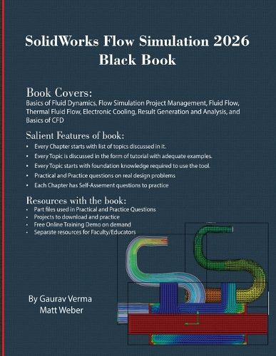 Cover image for SolidWorks Flow Simulation 2026 Black Book