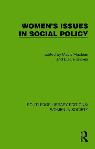 Cover image for Women's Issues in Social Policy