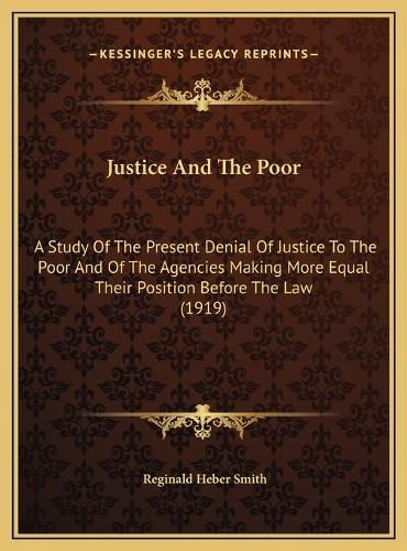 Cover image for Justice And The Poor