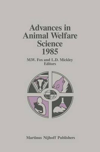 Cover image for Advances in Animal Welfare Science 1985