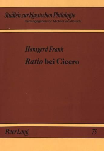 Cover image for Ratio Bei Cicero