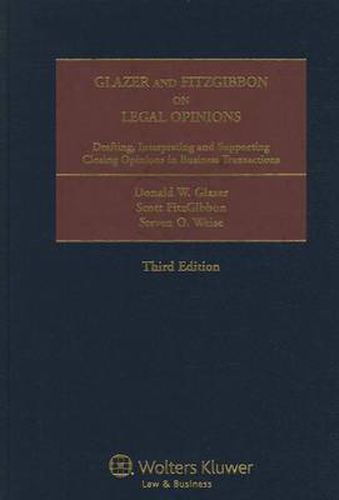 Cover image for Glazer and Fitzgibbon on Legal Opinions