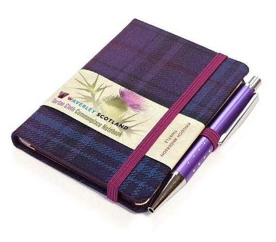 Cover image for Waverley S.T. (S): Thistle Mini with Pen Pocket Genuine Tartan Cloth Commonplace Notebook