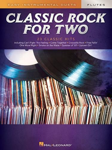 Cover image for Classic Rock for Two Flutes: Easy Instrumental Duets