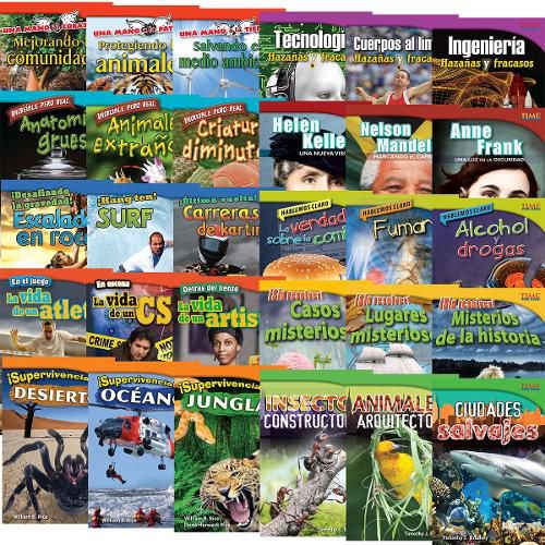 Cover image for Time for Kids Informational Text Grade 4 Spanish 30-Book Set (Time for Kids Nonfiction Readers)