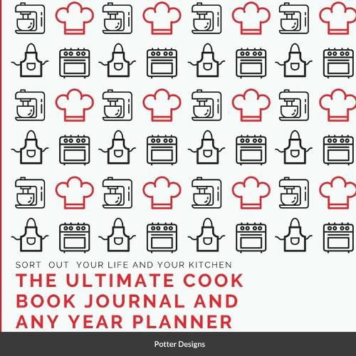 Cover image for The Ultimate Cook Book journal and Any Year Planner