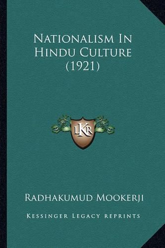 Cover image for Nationalism in Hindu Culture (1921)