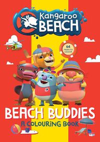 Cover image for Kangaroo Beach: Beach Buddies: A colouring book