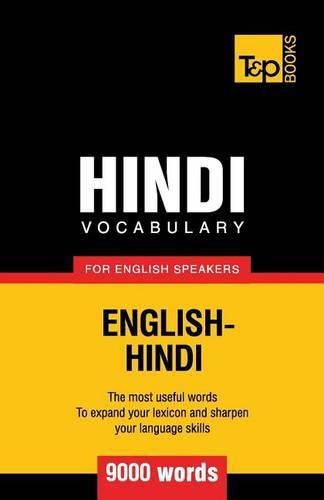 Cover image for Hindi vocabulary for English speakers - 9000 words