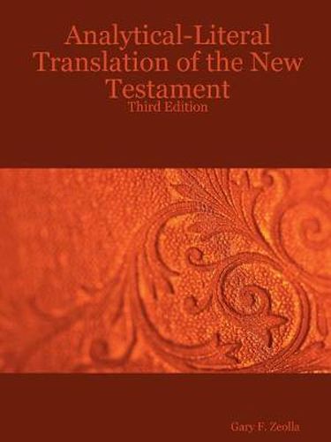 Cover image for Analytical-literal Translation of the New Testament: Third Edition