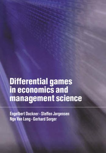 Cover image for Differential Games in Economics and Management Science