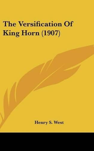 The Versification of King Horn (1907)