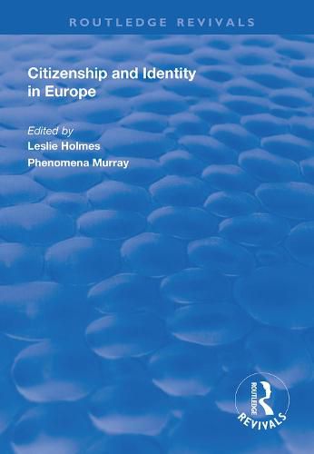 Cover image for Citizenship and Identity in Europe