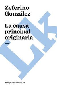 Cover image for La causa principal y originaria