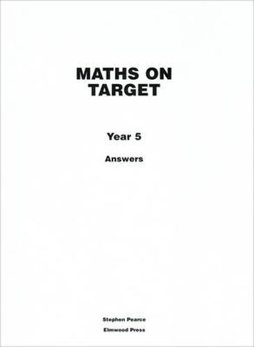 Maths on Target Year 5 Answers