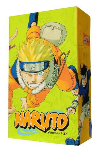 Cover image for Naruto Box Set 1: Volumes 1-27 with Premium