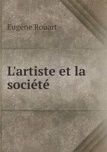 Cover image for L'artiste et la societe