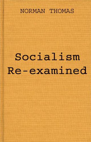 Cover image for Socialism Re-examined