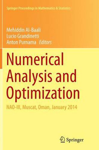 Cover image for Numerical Analysis and Optimization: NAO-III, Muscat, Oman, January 2014