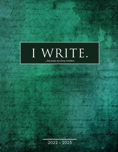 Cover image for I Write 2022: 5-in-1 Author Planner