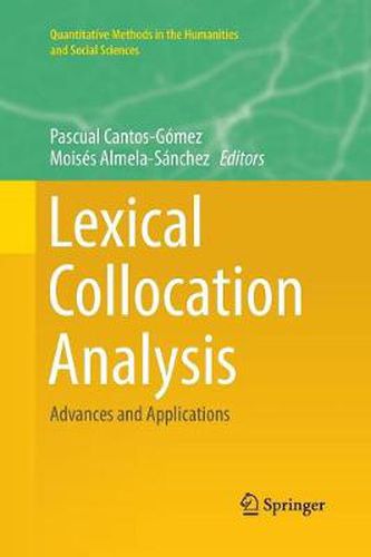 Cover image for Lexical Collocation Analysis: Advances and Applications