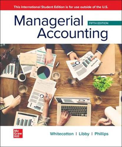 Cover image for ISE Managerial Accounting