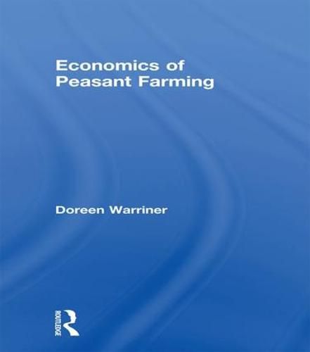 Cover image for Economics of Peasant Farming