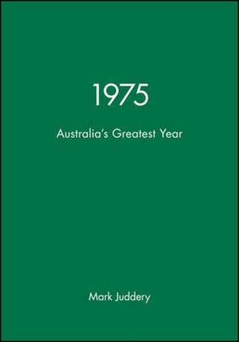 Cover image for 1975: Australia's Greatest Year