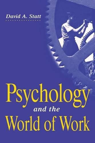 Cover image for Psychology and the World of Work